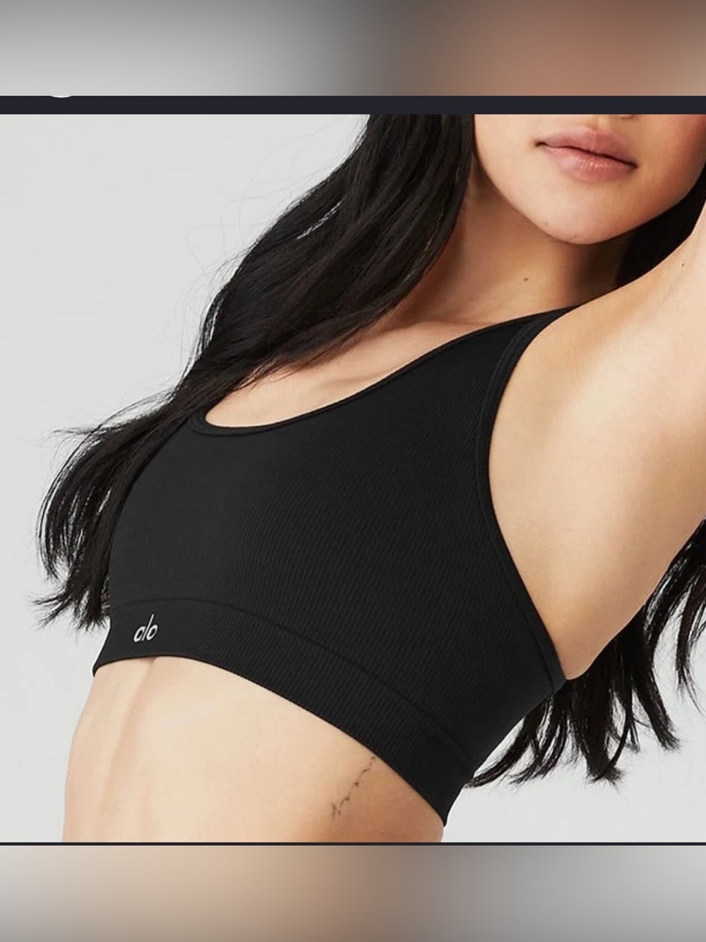 Alo Seamless Ribbed Favorite Bra